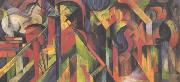 Franz Marc Stables (mk34) oil painting